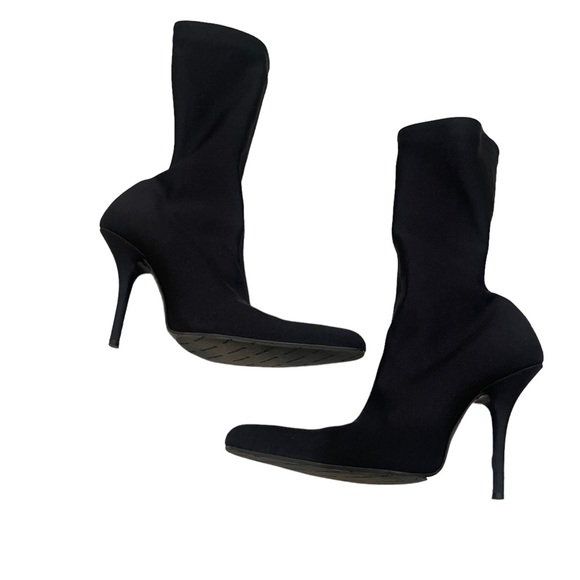 Balenciaga Authentic Knife Crepe Jersey Boots - Picture 3 of 15